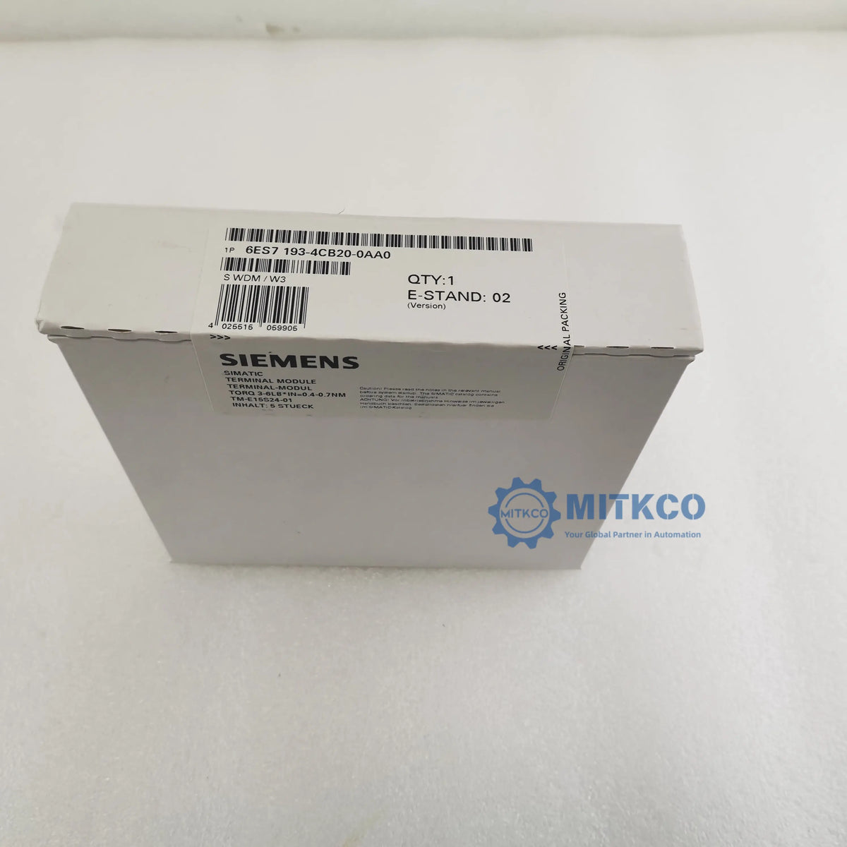 6ES7193-4CB20-0AA0 Siemens plc