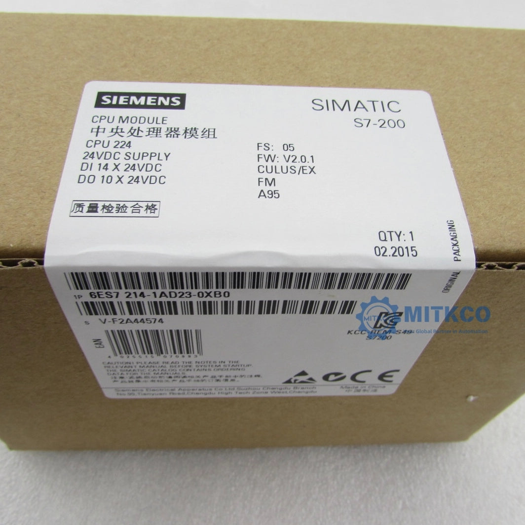 6ES7214-1AD23-0XB0 Siemens plc