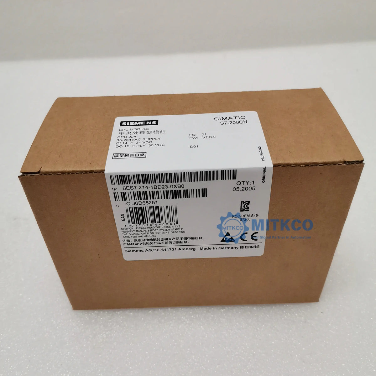 6ES7214-1BD23-0XB0 Siemens plc