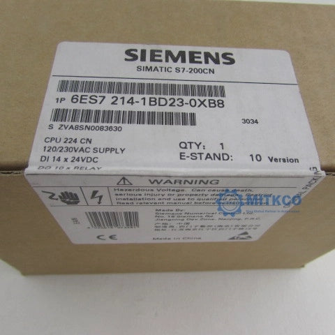 6ES7214-1BD23-0XB8 Siemens plc