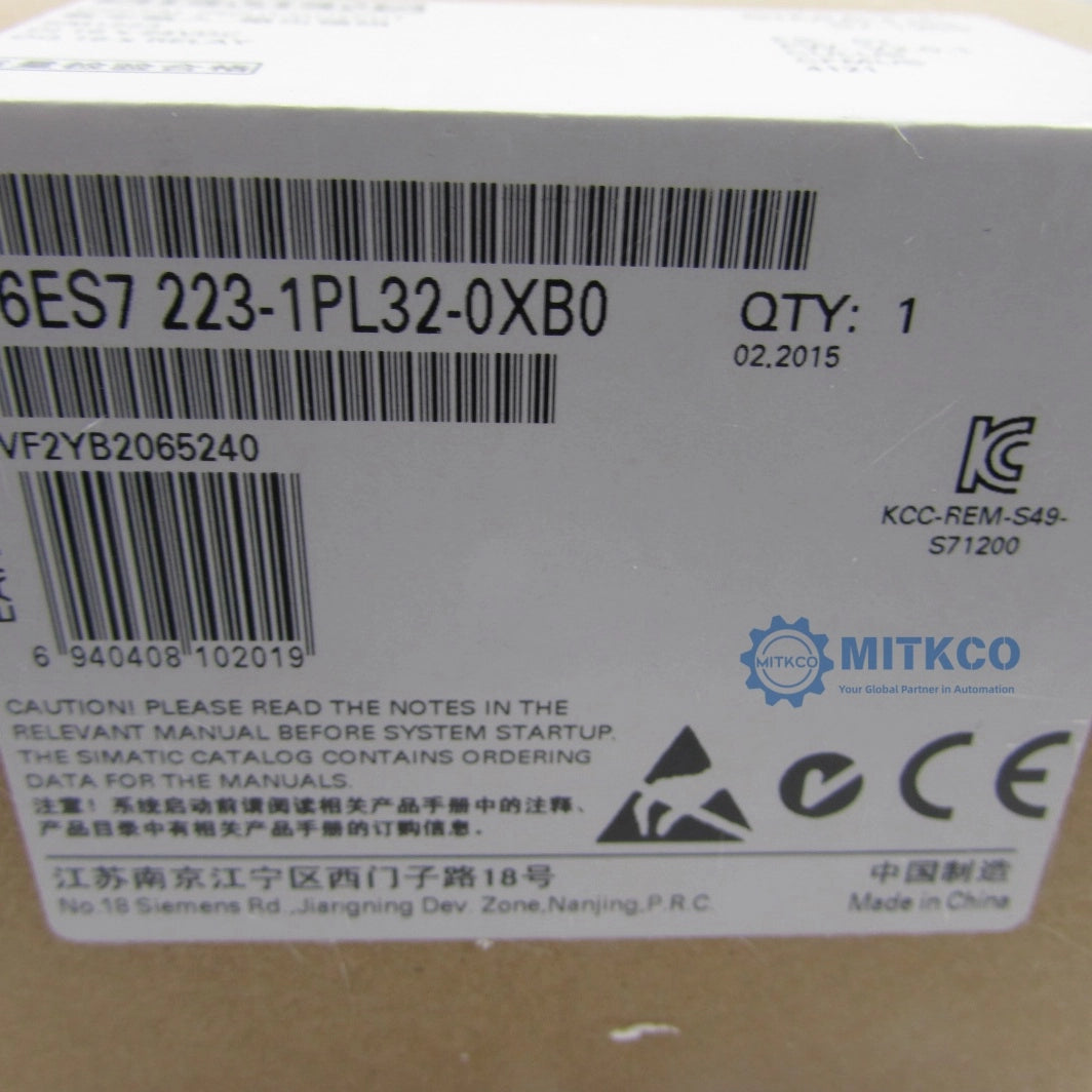 6ES7223-1PL32-0XB0 Siemens plc