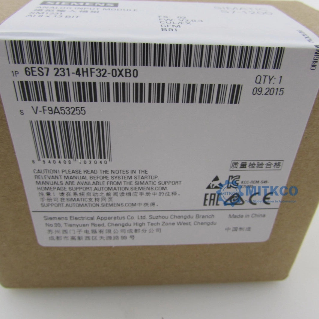 6ES7231-5PD32-0XB0 Siemens plc
