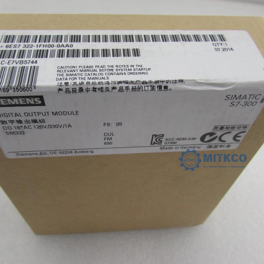 6ES7322-1FH00-0AA0 Siemens plc