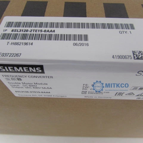 6SL3120-2TE15-0AA4 Siemens plc
