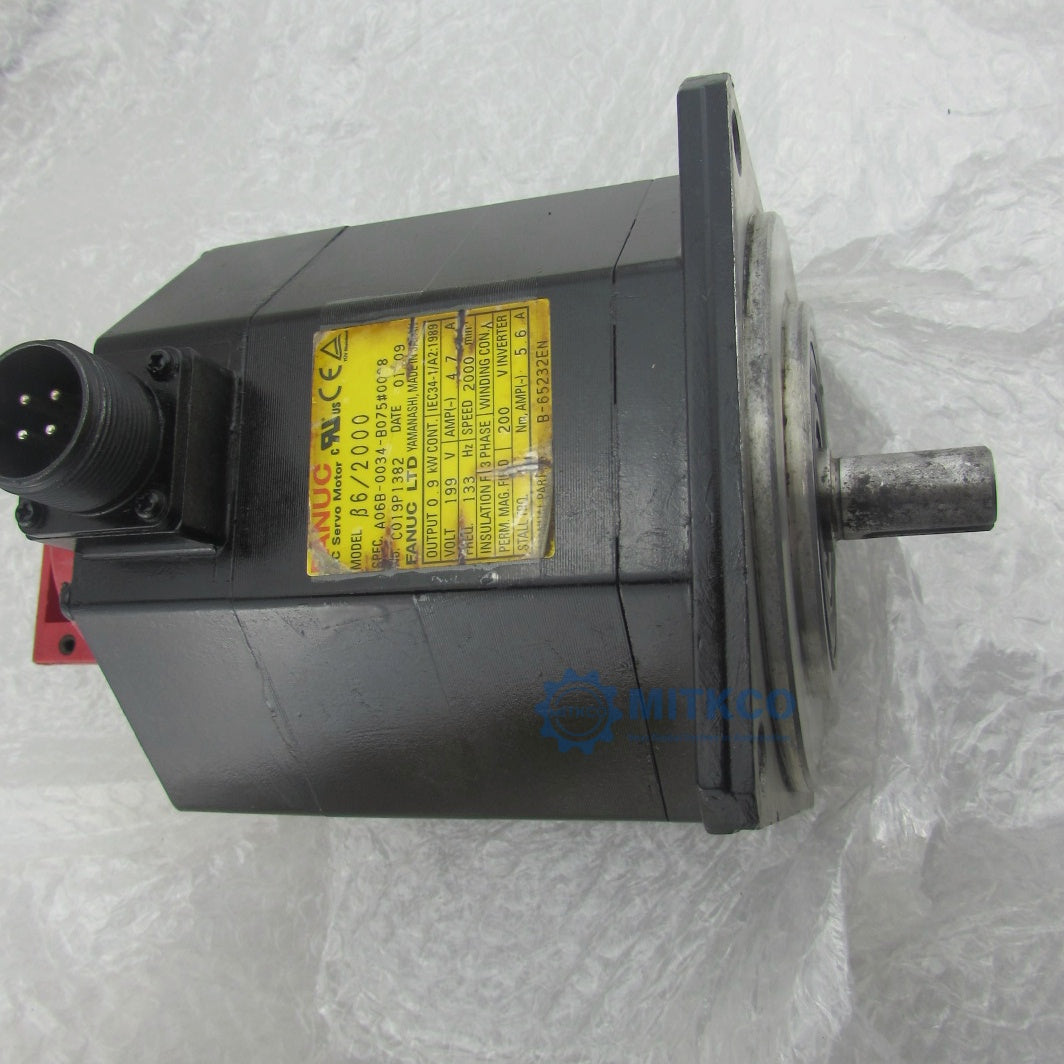 A06B-0034-B075 Fanuc motor