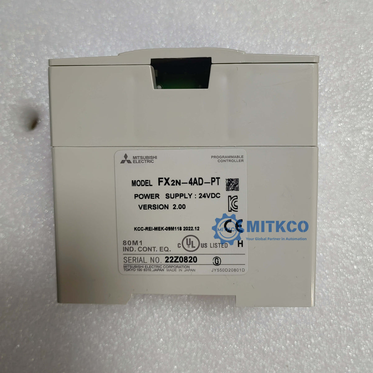 Mitsubishi FX2N-4AD-PT PLC Analog Input Module | 4-Channel PT100 Temperature