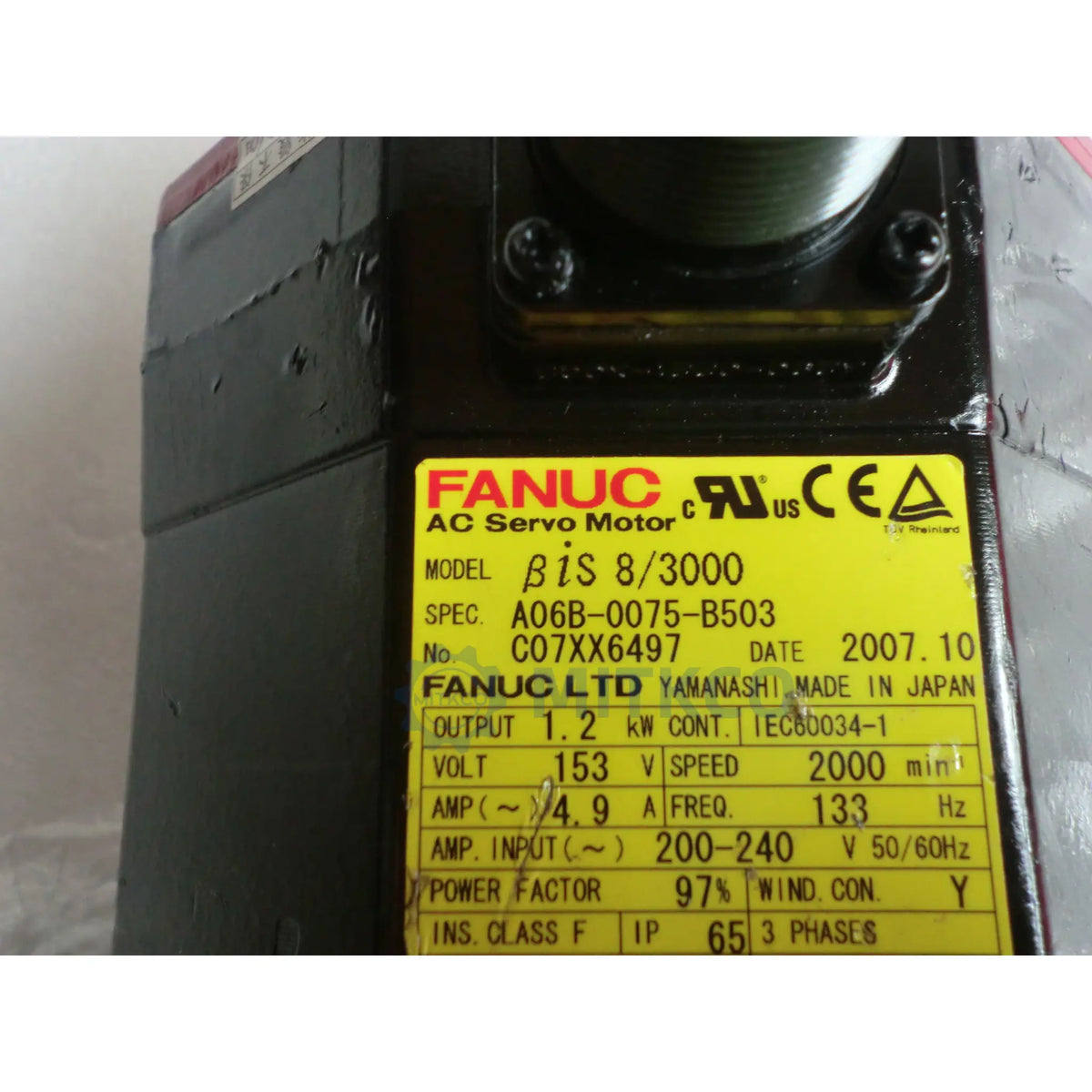 A06B-0075-B503 Fanuc servo motor