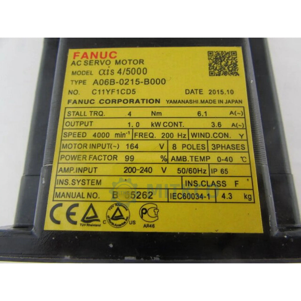 A06B-0215-B000 Fanuc servo motor