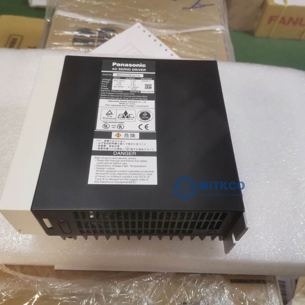 MSDA083A1A panasonic servo drive/motor