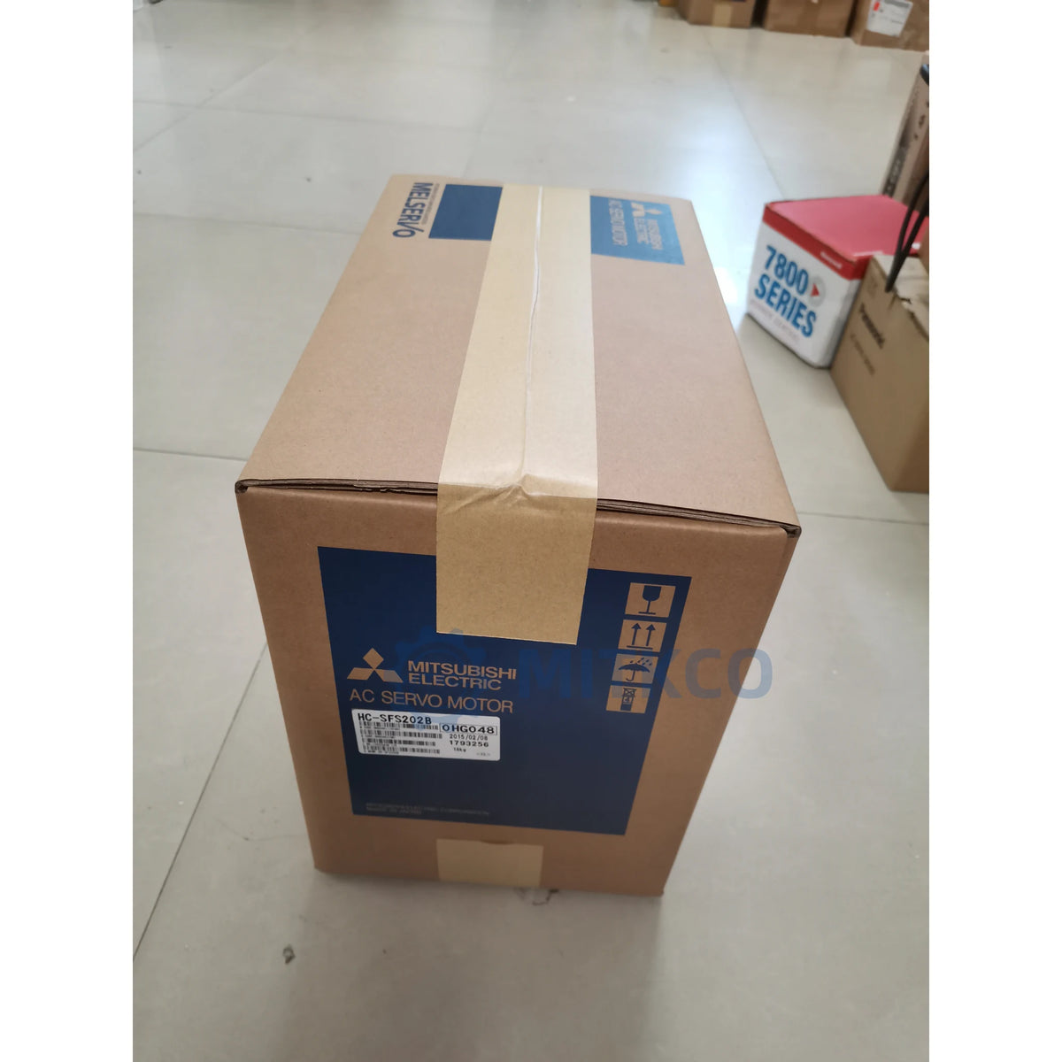 HC-SFS202B Mitsubishi 2kW AC Servo Motor 2000RPM Brake