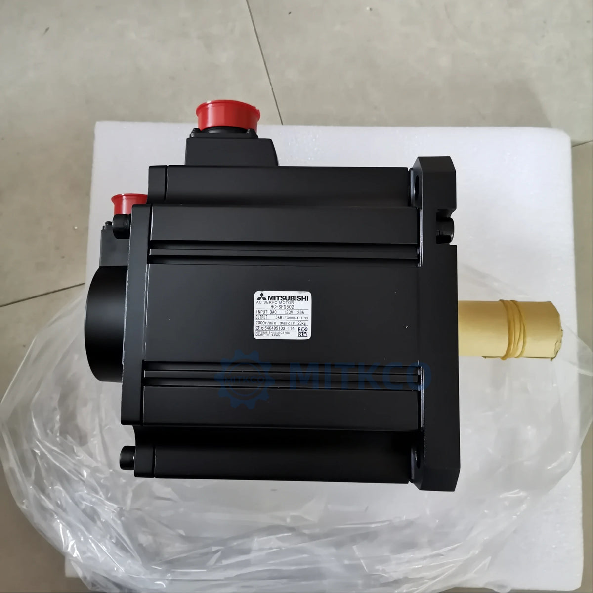 HC-SFS502 Mitsubishi 5kW AC Servo Motor 2000RPM J2S