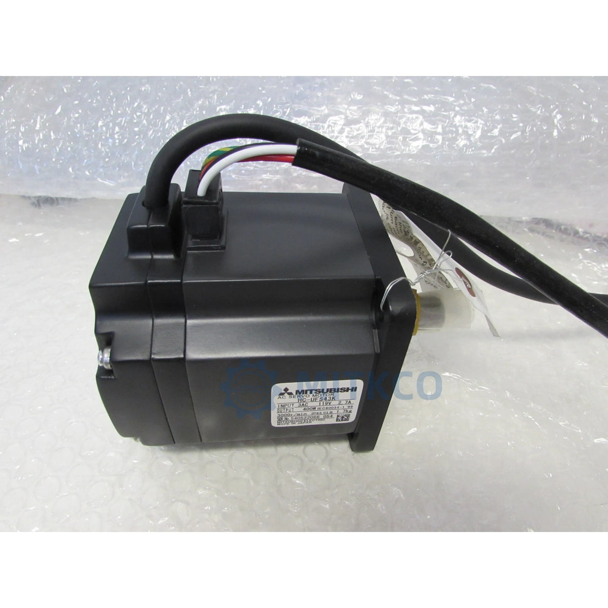 HC-UFS43K Mitsubishi 400W Flat AC Servo Motor Keyed