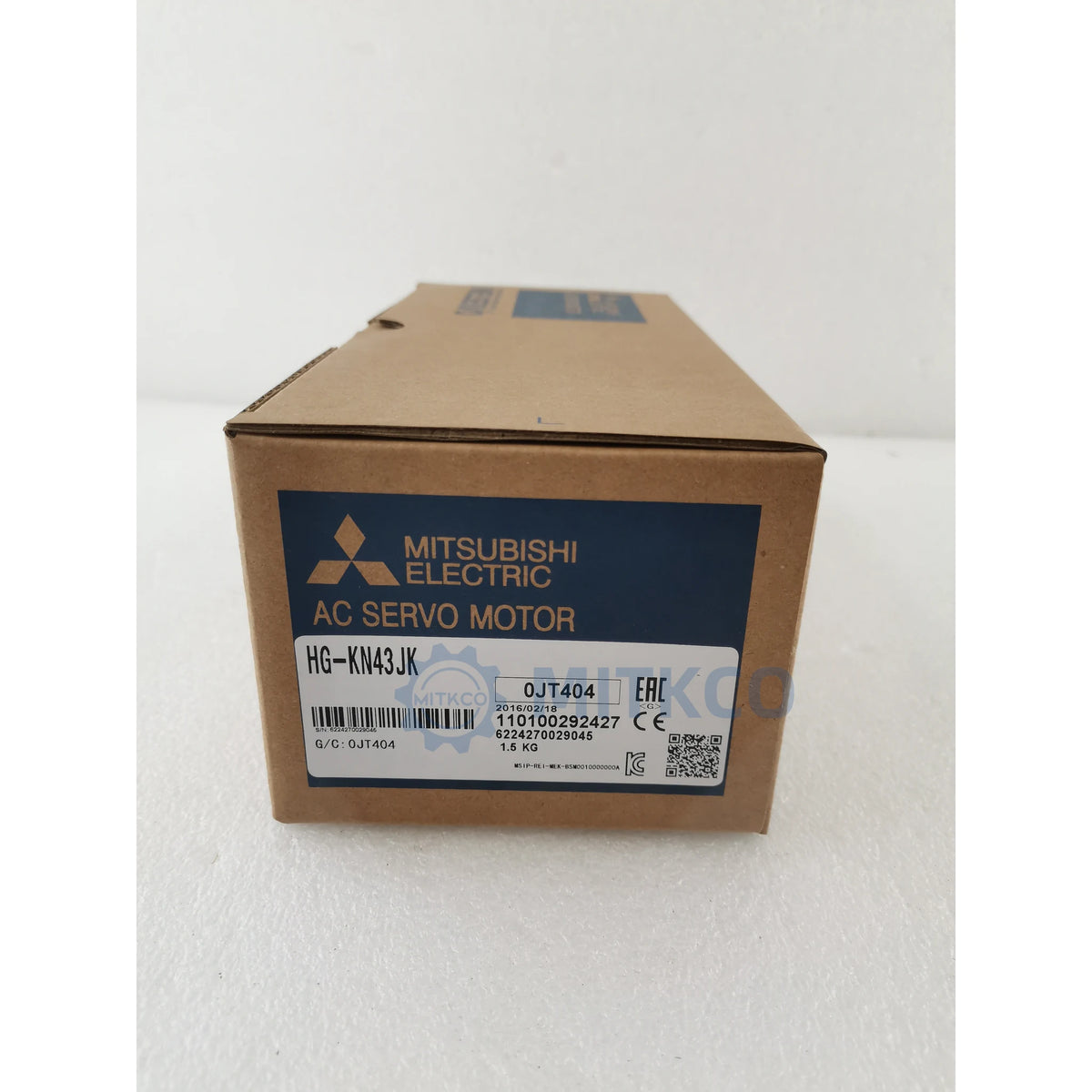 HG-KN43JK Mitsubishi 400W AC Servo Motor Keyed Shaft Oil Seal