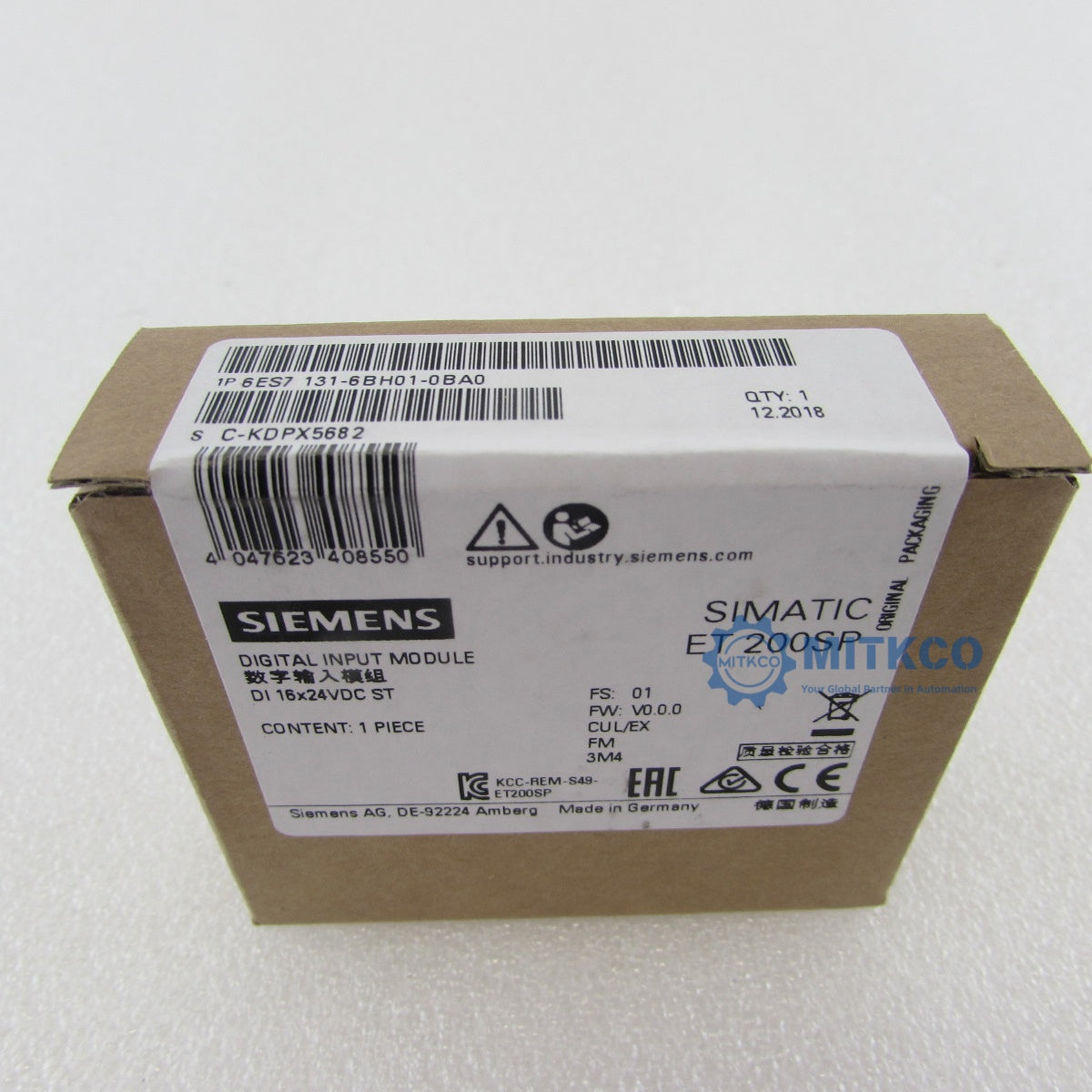 6ES7131-6BH01-0BA0 Siemens plc