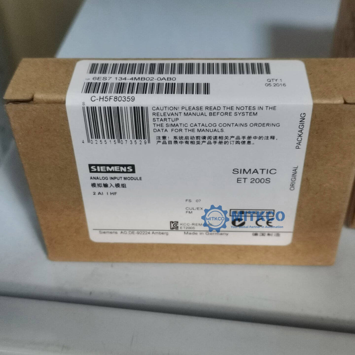 6ES7134-4MB02-0AB0 Siemens plc