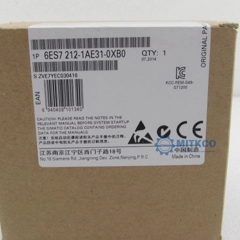 6ES7212-1AE31-0XB0 Siemens plc