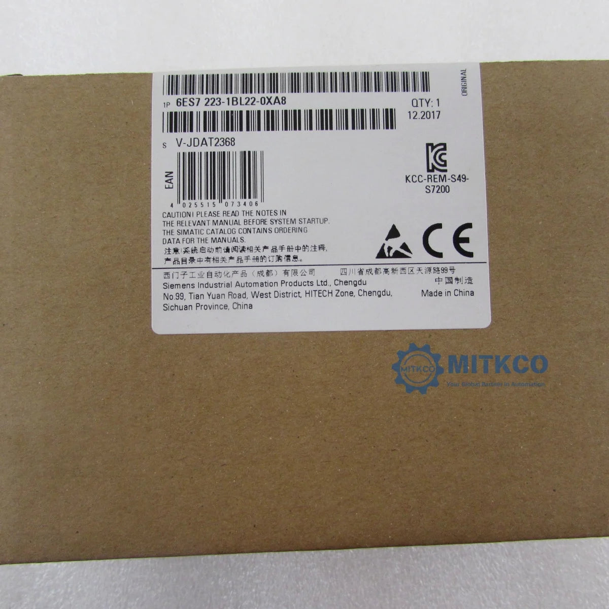 6ES7223-1BL22-0XA8 Siemens plc