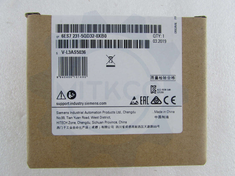 6ES7231-5QD32-0XB0 Siemens plc