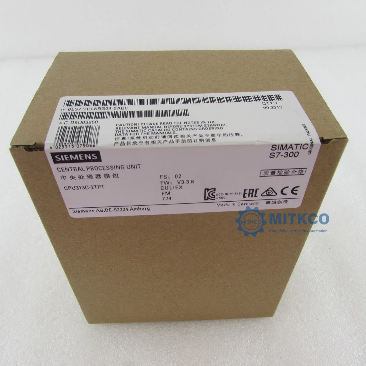 6ES7313-6BG04-0AB0 siemens plc