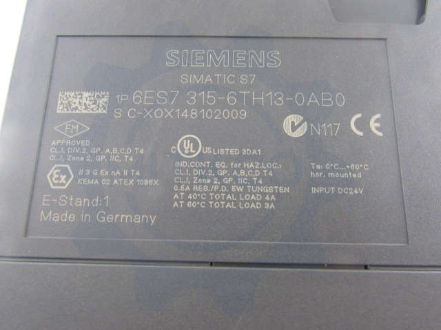 6ES7315-6TH13-0AB0 Siemens plc