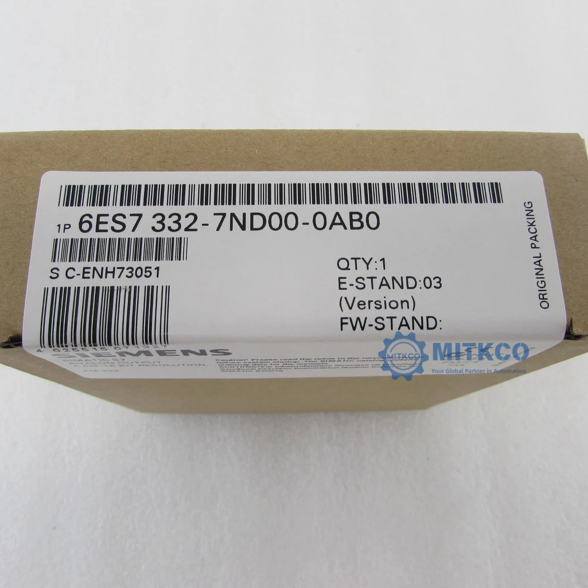 6ES7332-7ND00-0AB0 siemens plc