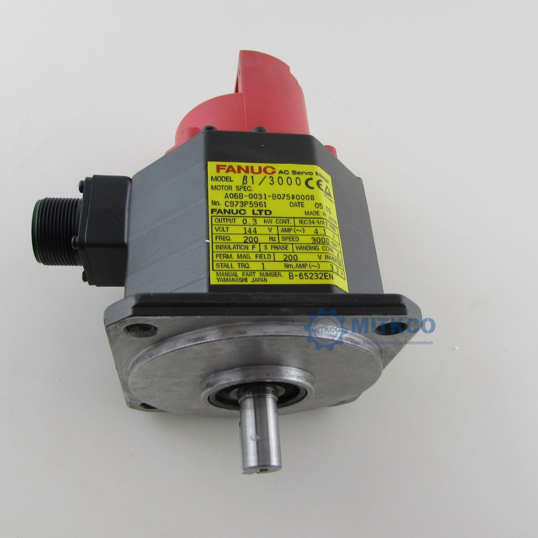 A06B-0031-B075#0008 Fanuc servo motor