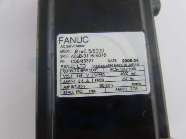 A06B-0116-B075	Fanuc motor
