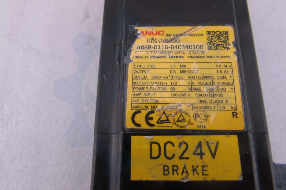 A06B-0116-B403#0100 Fanuc servo motor