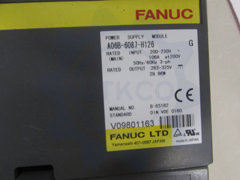 A06B-6087-H126 D Fanuc servo drive