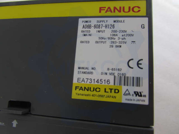 A06B-6087-H126 D Fanuc servo drive