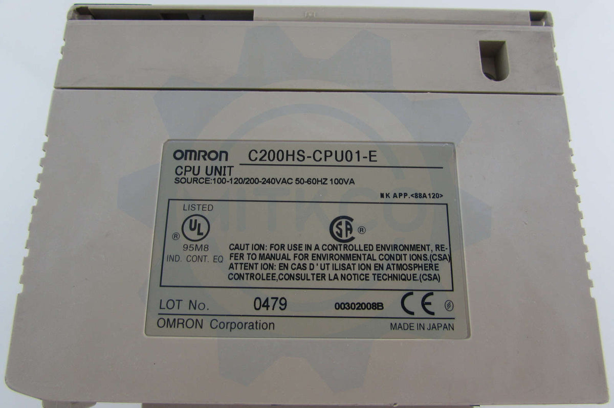 C200HS-CPU01-E Omron plc