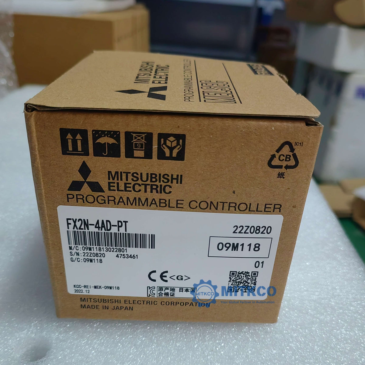 Mitsubishi FX2N-4AD-PT PLC Analog Input Module | 4-Channel PT100 Temperature