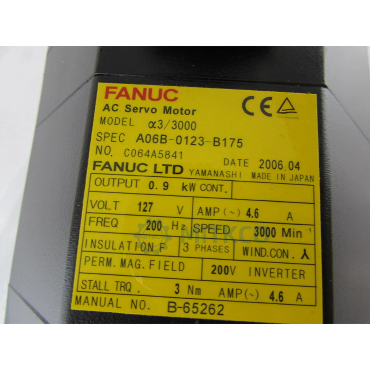 A06B-0123-B175 Fanuc servo motor