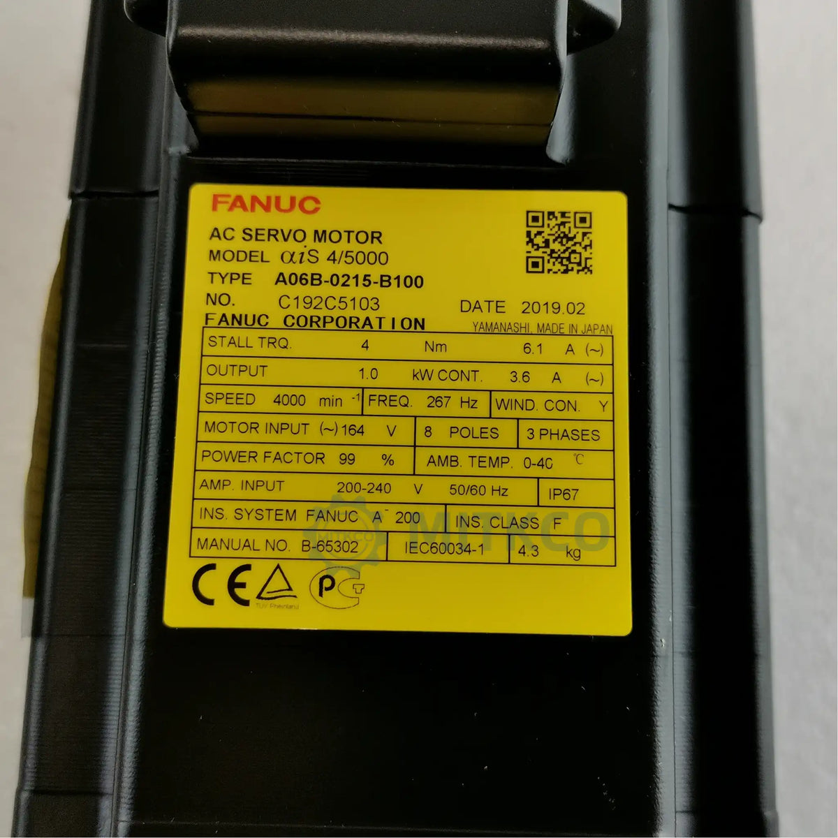 A06B-0215-B100 Fanuc servo motor