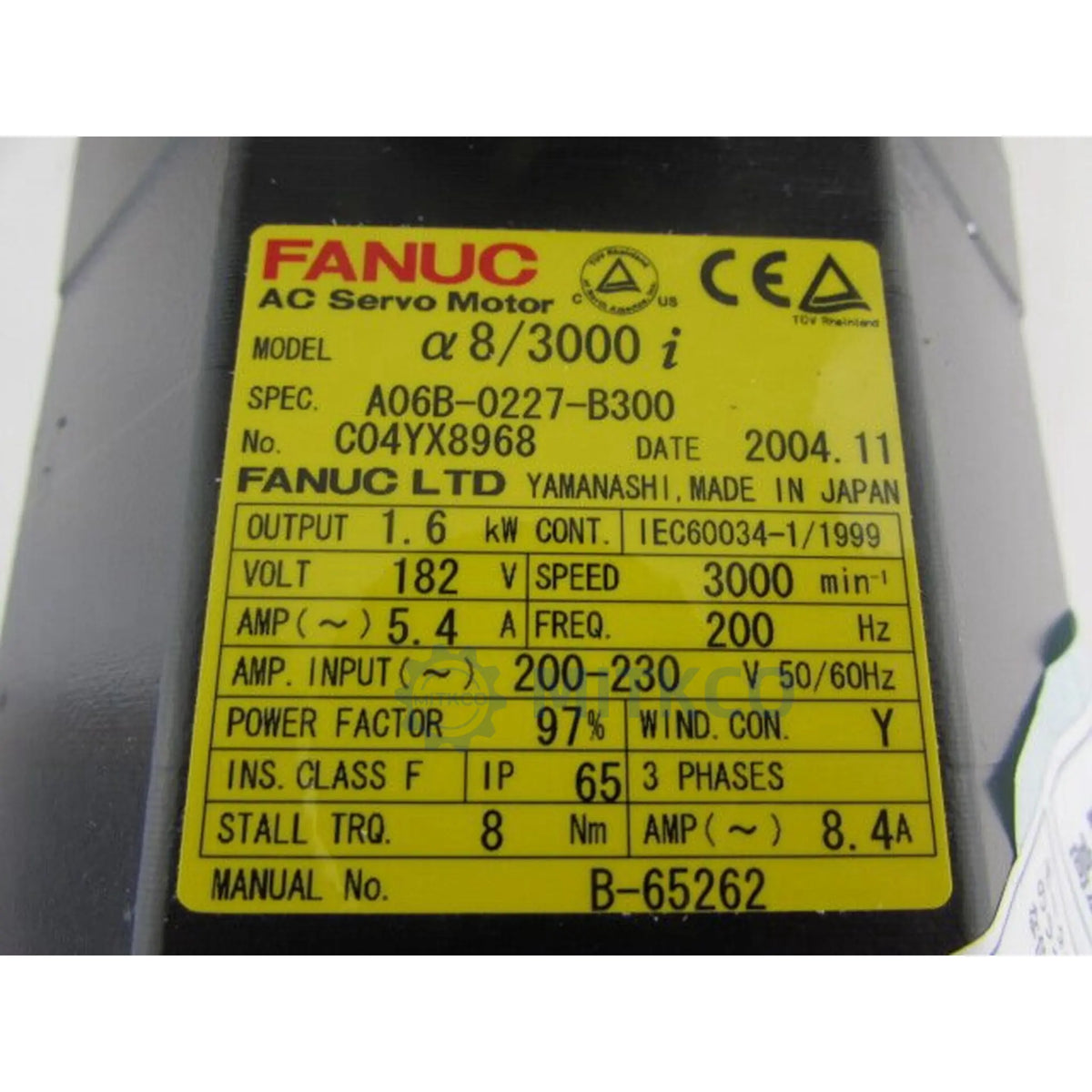 A06B-0227-B300 Fanuc servo motor