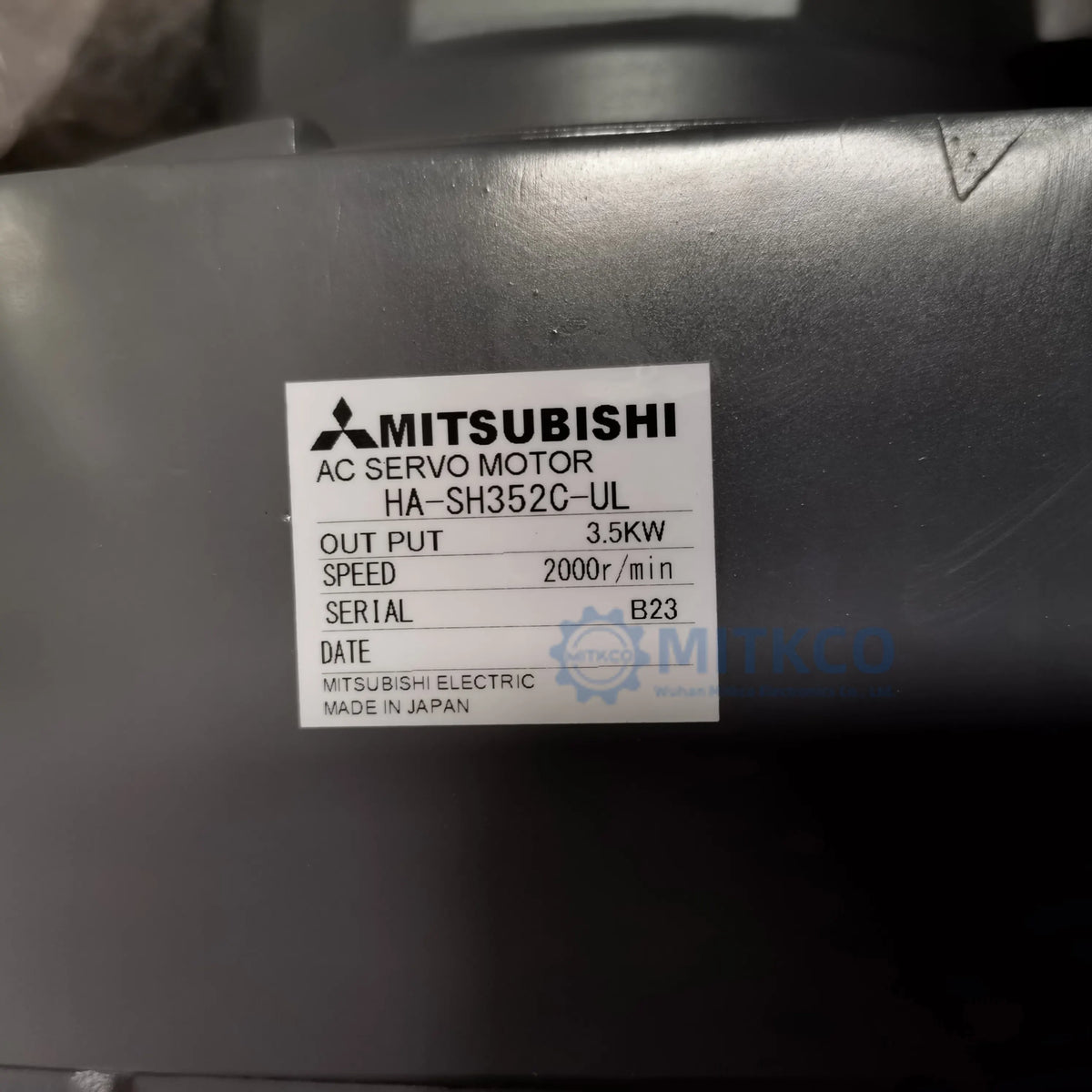 Mitsubishi HA-SH352C-UL Servo Motor | 600W Industrial AC Servo