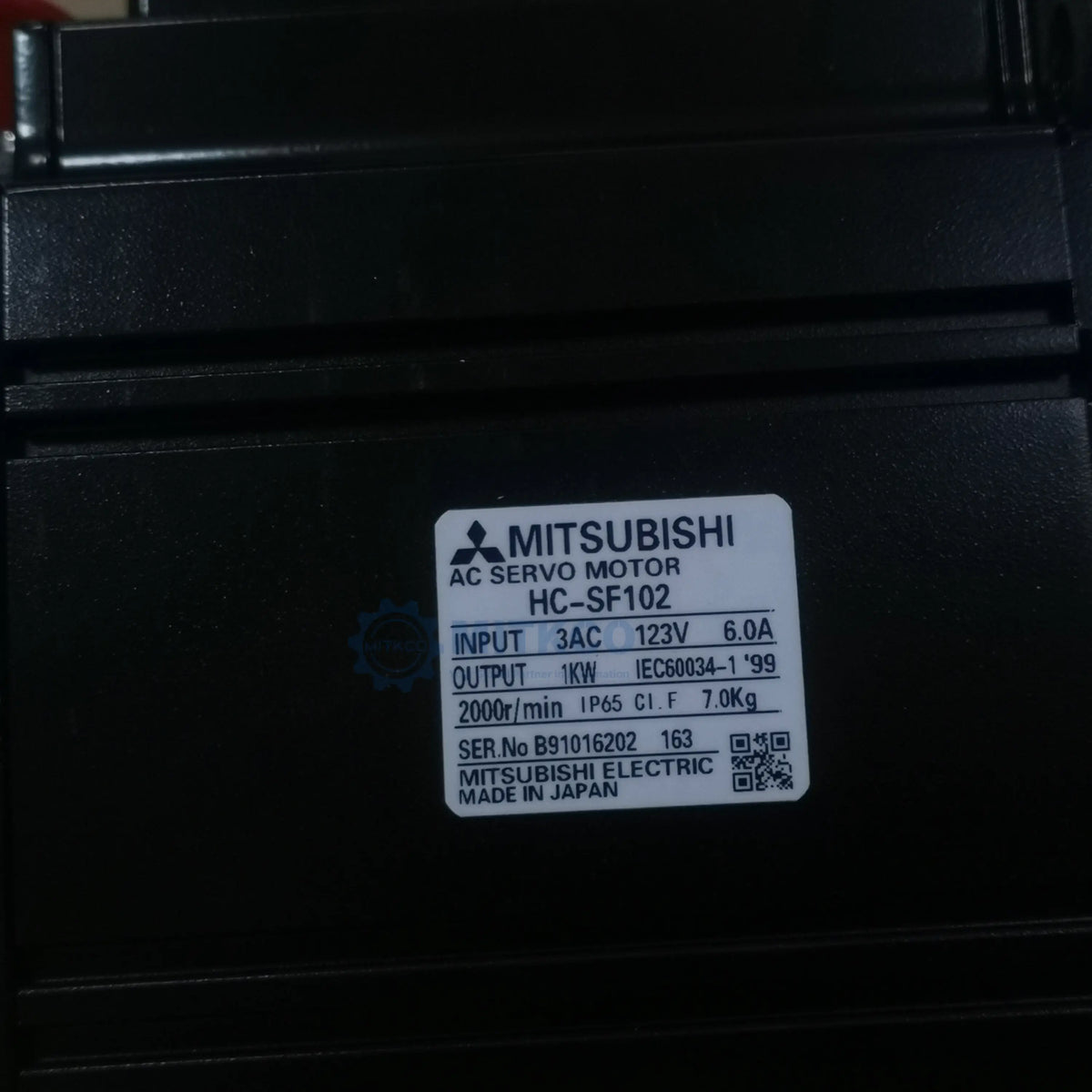 HC-SF102 Mitsubishi servo motor