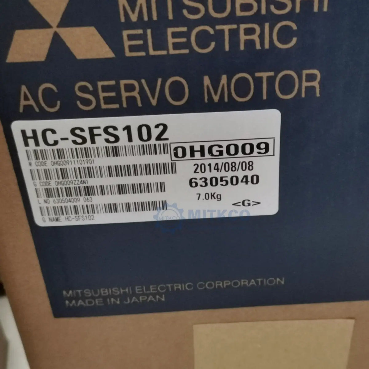 HC-SFS102 Mitsubishi servo motor
