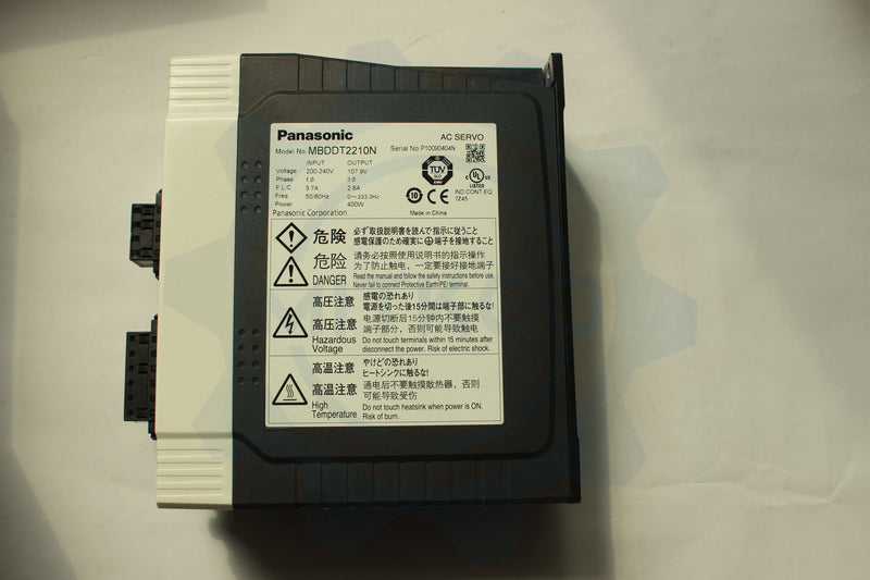MBDDT2210N02 panasonic servo drive/motor