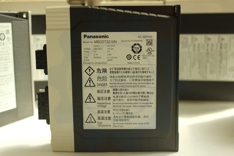 MBDDT2210N02 panasonic servo drive/motor