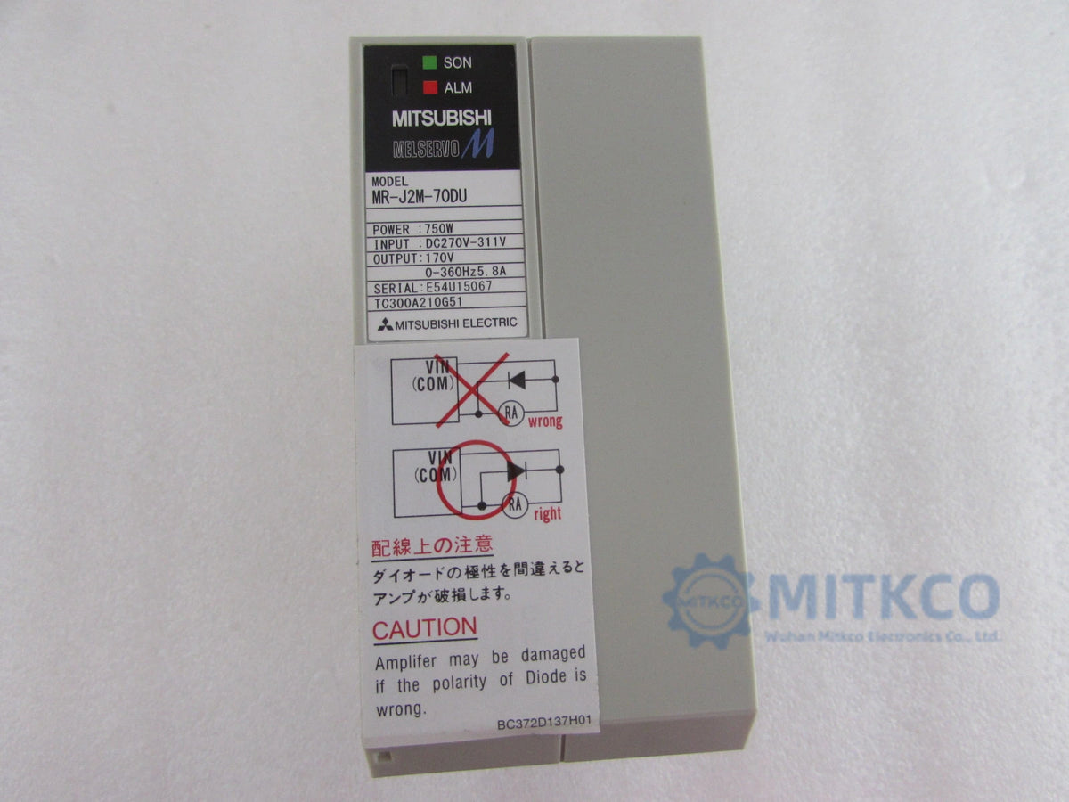 Mitsubishi MR-J2M-70DU Servo Drive Unit | 700W MR-J2M Series Multi-Axis