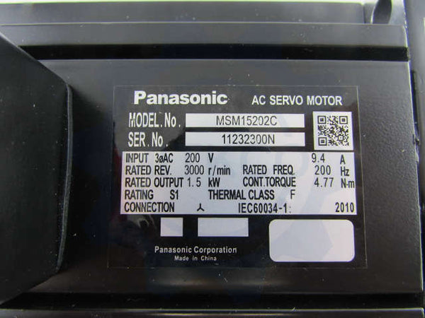MSM15202C panasonic servo drive/motor