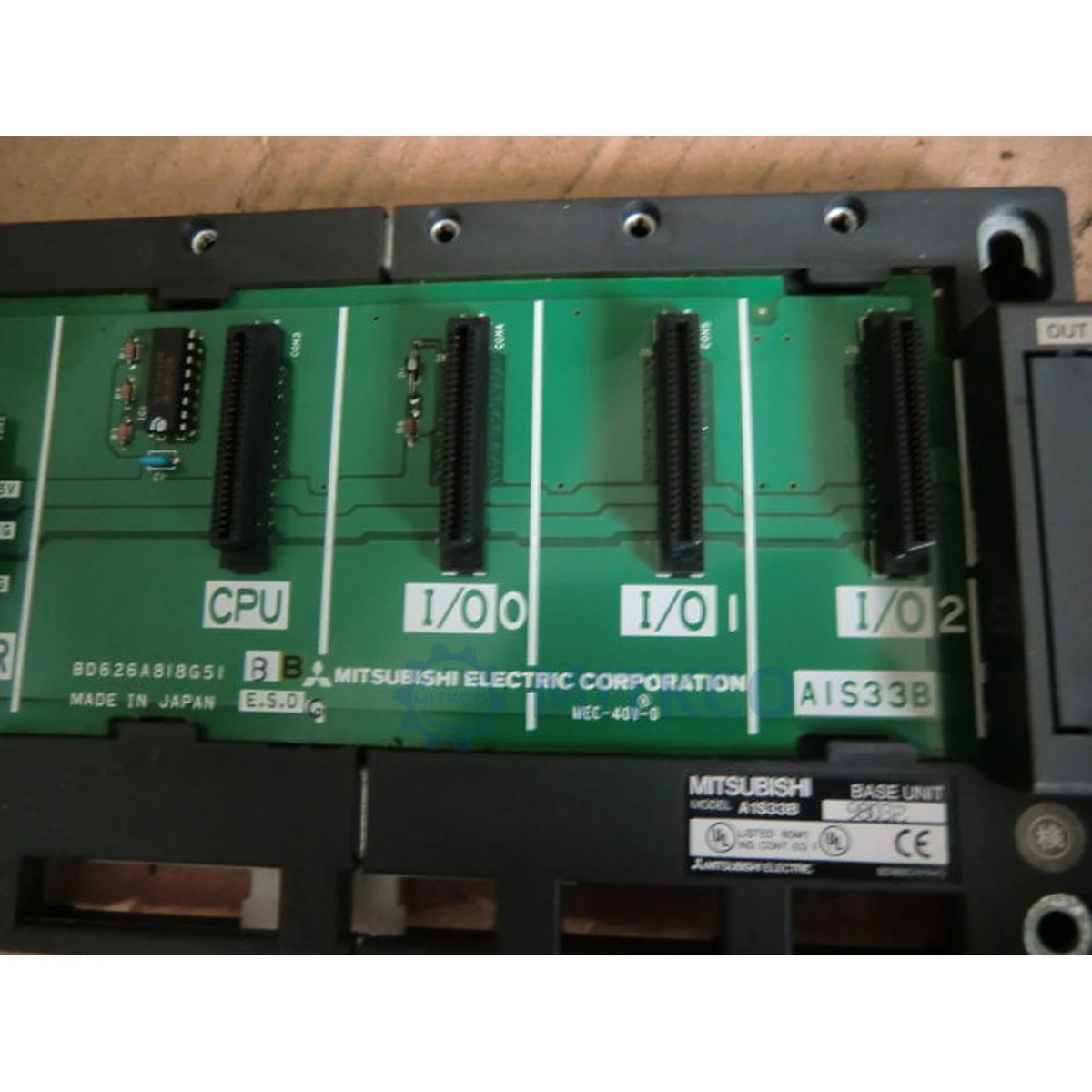 A1S33B Mitsubishi MELSEC-A 3-Slot CPU Base Unit Backplane