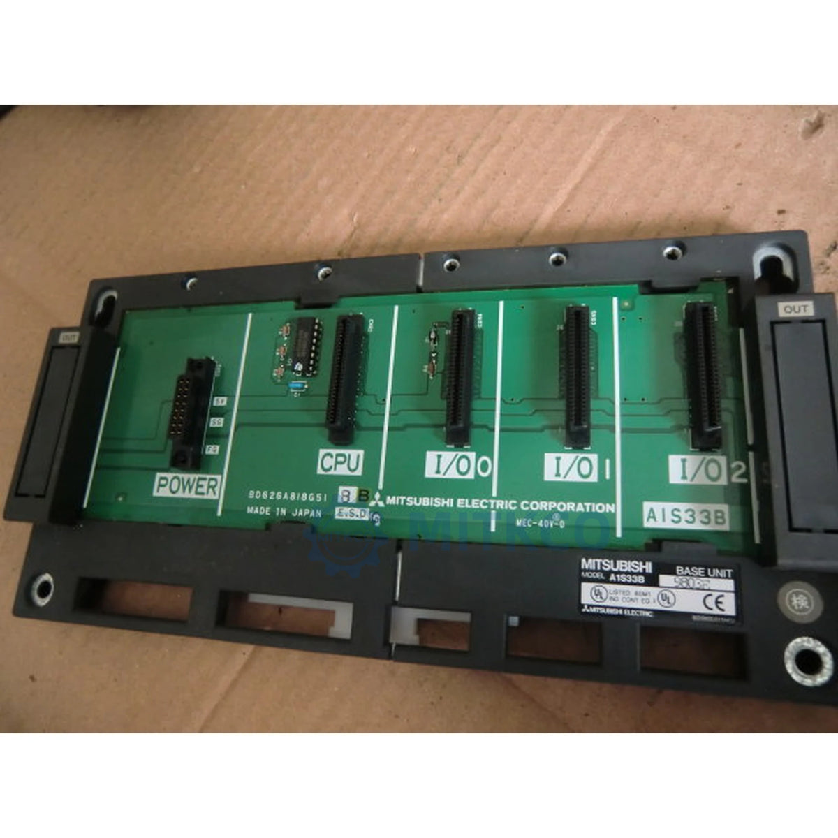 A1S33B Mitsubishi MELSEC-A 3-Slot CPU Base Unit Backplane
