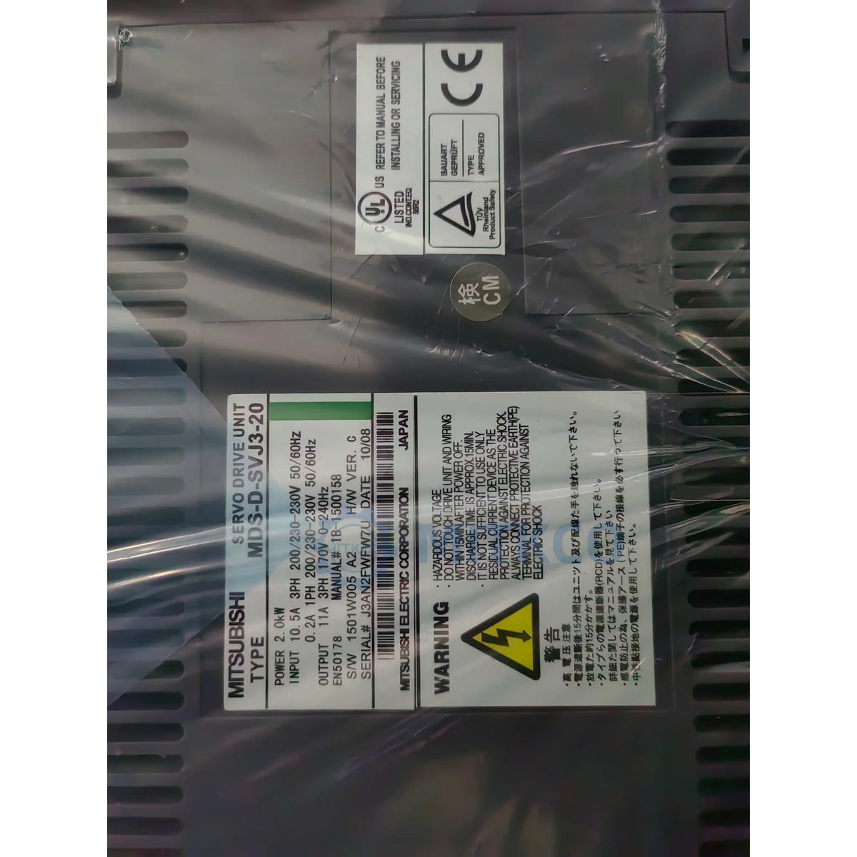 MDS-D-SVJ3-20 Mitsubishi AC Servo Drive 2.0kW 200V