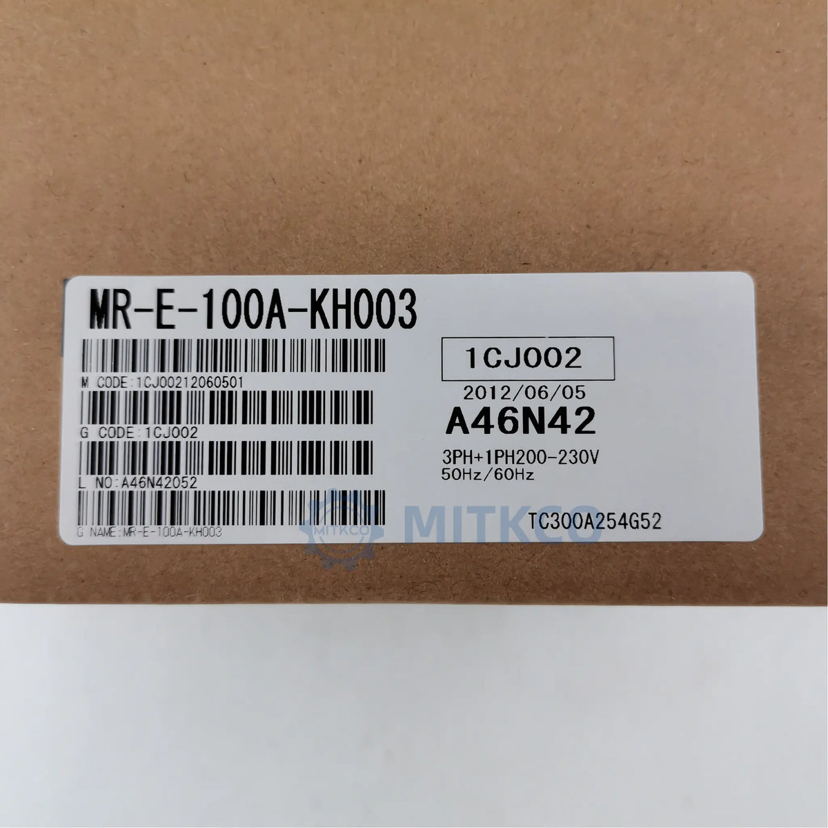 MR-E-100A-KH003 Mitsubishi Servo Drive 1kW 200V Pulse