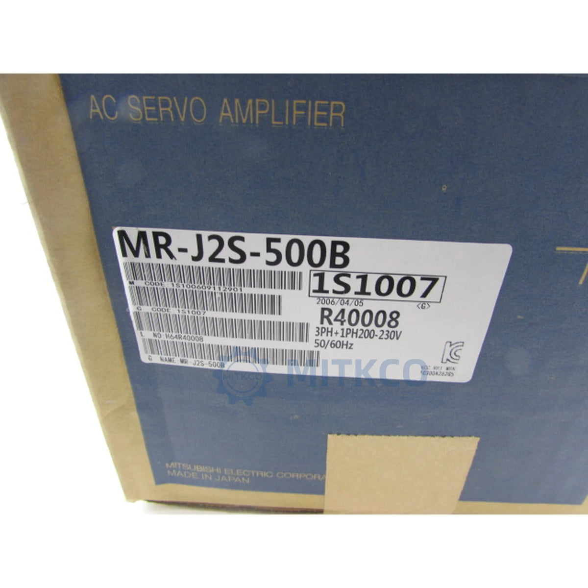 MR-J2S-500B Mitsubishi Servo Amplifier 5kW SSCNET 200V