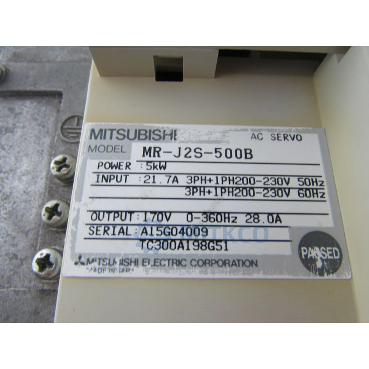 MR-J2S-500B Mitsubishi Servo Amplifier 5kW SSCNET 200V