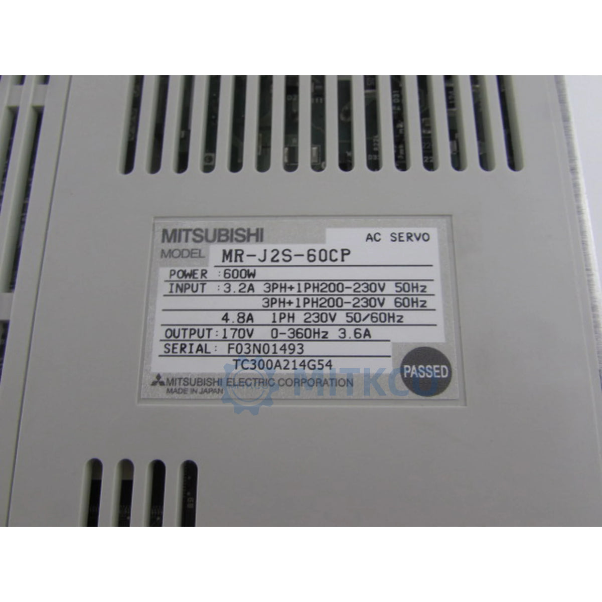 MR-J2S-60CP Mitsubishi Servo Amplifier 600W Positioning