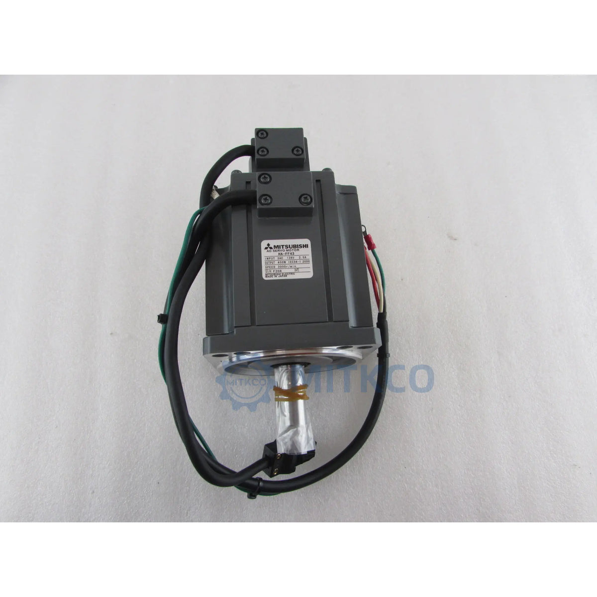 HA-FF43 Mitsubishi AC Servo Motor 400W 3000RPM Flat Shaft